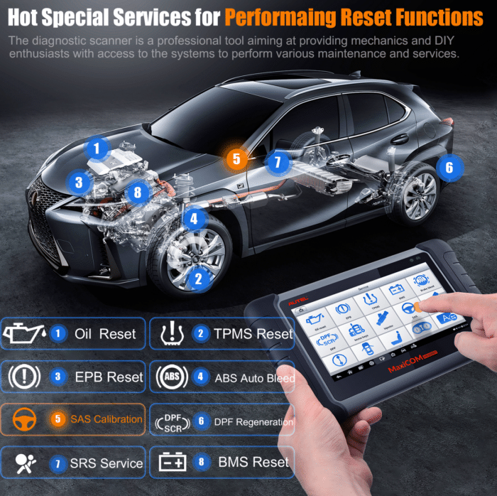 Autel MaxiCOM MK808BT OBD2 Autodiagnose-Scan-Tool