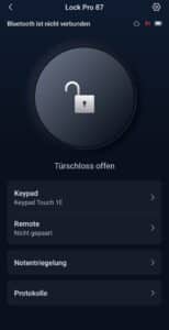 SwitchBot Lock Pro App