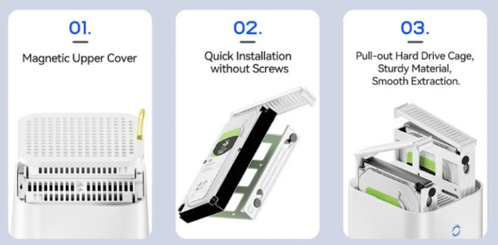 AOOSTAR-R1-Mini-PC-NAS-Router Speichererweiterung