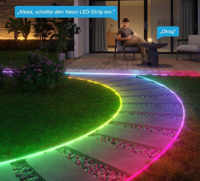 Govee Outdoor Neon LED Strip
Sprachsteuerung