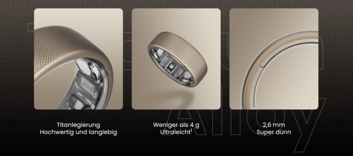 Amazfit Helio Ring
Titanlegierung