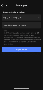 RingConn Gen 2
Datenexport