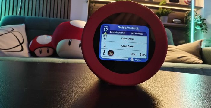 Nintendo Sound Clock: Alarmo
Schlafstatistik