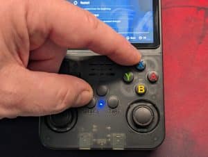 R36S Retro Handheld Menüführung