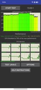 OnePlus 13 Antutu Throtteling CPU Test