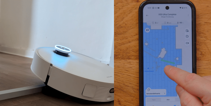 Dreame X50 Ultra Complete
App Steuerung