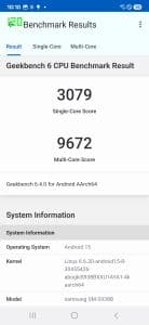 Samsung Galaxy S25 Ultra Geekbench