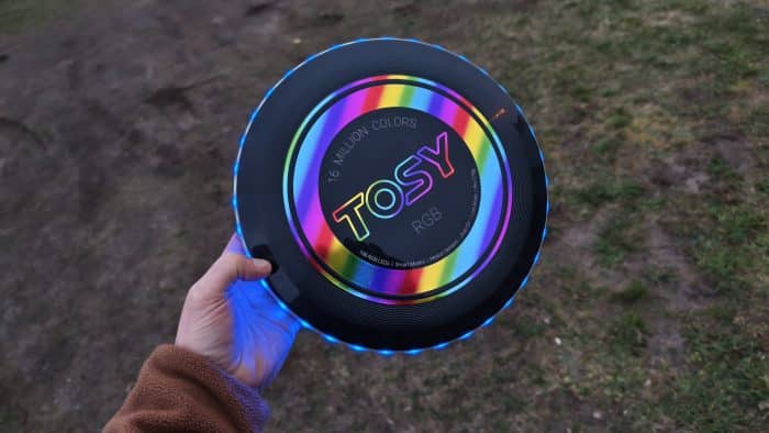 Frisbee mit RGB LEDs